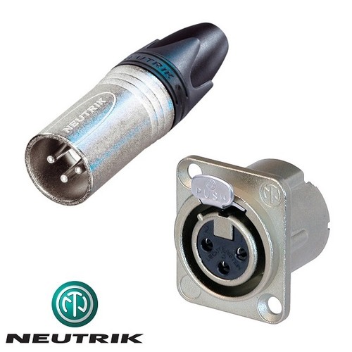 Neutrik pol xlr set2 - 3-pol,