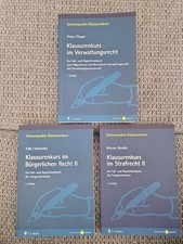 Klausurenkurs im Straf- & Bürgerlichen Recht II + Verwaltungsrecht - Fallbücher