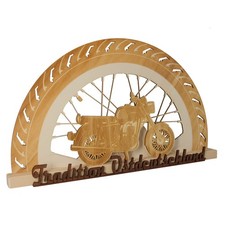Schwibbogen Holz beleuchtet Tradition Ostdeutschland MZ TS 150 DDR Motorrad 125