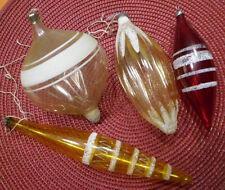 Original alter Christbaumschmuck Ballon Zapfen mundgeblasen, venezianischer  Tau