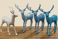 Hirsch stehend silber