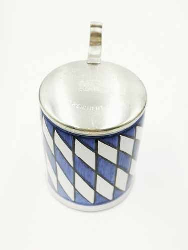 Krug mit zinndeckel aus - krug,