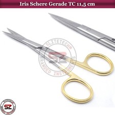Irisschere Gerade TC 11,5 cm