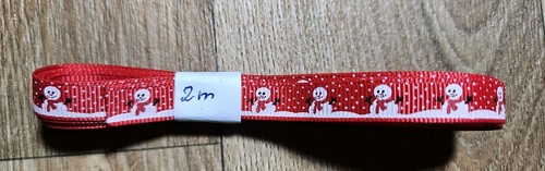 Neu ripsband schneemann - ",