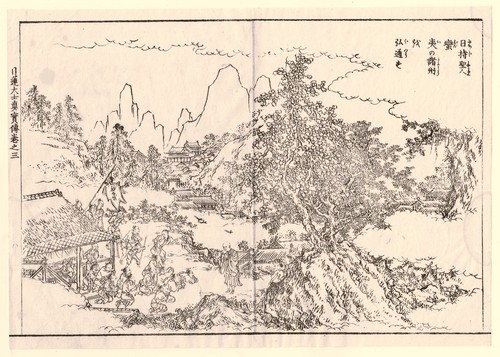 Illustration holzschnitt - holzschnitt,