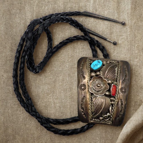 Sterling silber bolotie navajo - sterling,