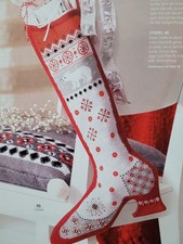 Stickvorlagen Kreuzstich Eisbären- Schneekristalle -Stiefel und mehr Weihnachten