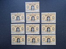 602.1 Notgeldscheine 10x 50