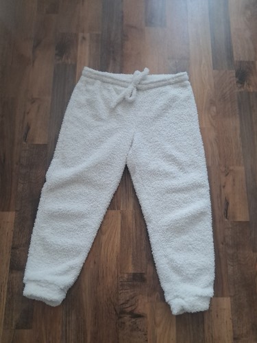 Hose teddy weiß flauschig - teddy,