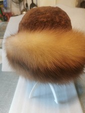 Pelzbesetze Kappe Fuchs