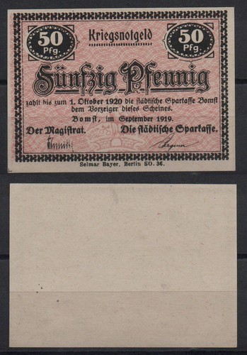 31266 notgeld bomst - -,