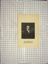 Original alter antiker Druck