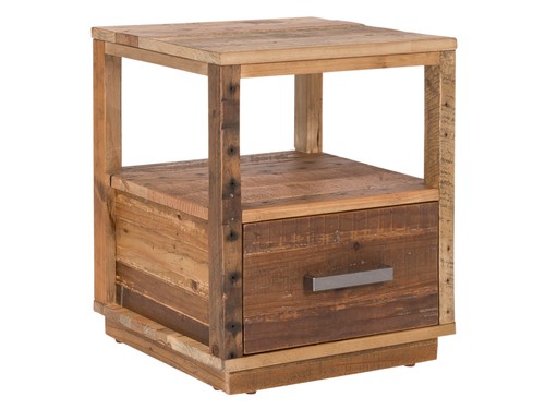 Nachttisch woodville recycelte - nachttisch,