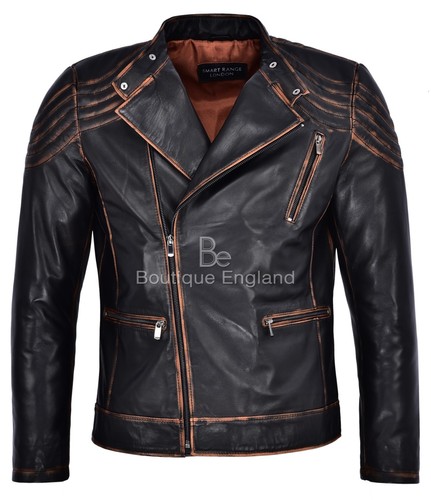 Vintage herren lederjacke - herren,