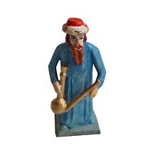 Grulicher Krippenfigur, Orientale Holz geschnitzt  > 7 cm <  (# 15880)