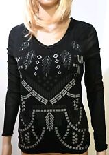 Biba - Damen - Langarmshirt  -