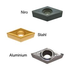 10 Stück Wendeplatten Form DCGT / DCMT alle Größen für Aluminium Stahl Niro NEU