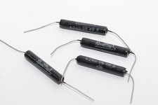 4x Vintage Rosenthal Widerstand 6.2 kOhm / 4 W f. Röhrenverstärker, 50er J., NOS