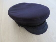 Neuwertige Prinz Heinrich 92%Wolle Mütze marine blau Größe 55