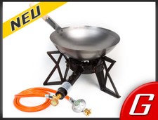 3 Fuss Wokbrenner 7,5 kW Set