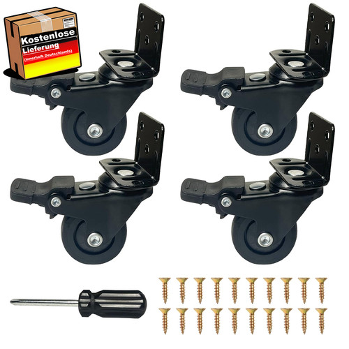 Schwerlast möbelrollen set - schwerlast,