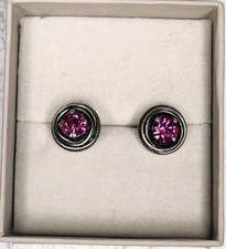 Konplott "Cages" Ohrstecker Pink Silbern