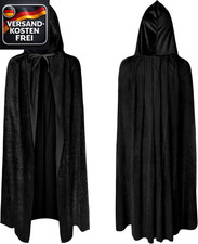 Schwarzer Umhang Kapuzenumhang