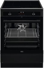 AEG CIB6499APB Standherd mit Induktions-Kochfeld 60 cm/Hob Hood/Pyrolyse – Selb
