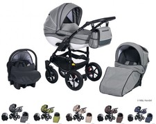 Clamaro  2n1 Kombi-Kinderwagen Model Prestige Collection Ecco-Linen