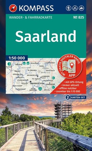 Kompass wanderkarten set 825 - wanderkarten-set,