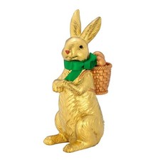 Osterhasen gold 21 cm hoch mit