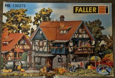 Modellbau H0 diverse Gebäude + großer Baum, Faller, Vollmer u. a., gebaut + Neu