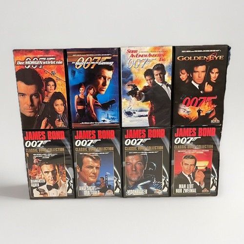 James bond 007 vhs kassetten - -,
