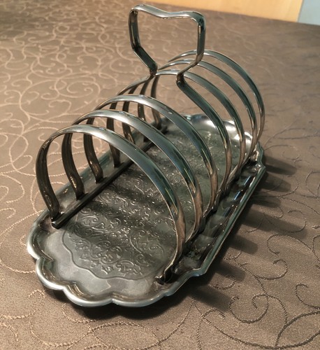 Toastständer versilbert - toastständer,,