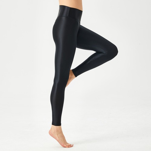 Damen leggings wetlook - damen,