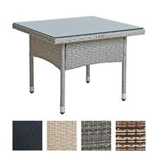 Polyrattan beistelltisch - polyrattan,