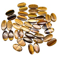 20 Paar Natürlich Tigerauge