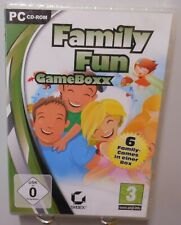 Family Fun Game Box PC Spiel Software CD-ROM 6x Spielspaß Hits für Familie T97A