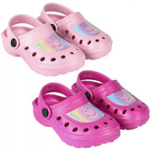 Peppa Wutz Mädchen Clogs - Badeschuhe Latschen Hausschuhe Sandalen - 22 bis 29