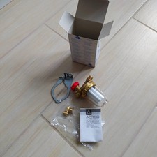 AFRISO EURO-INDEX Einstrang Heizölfilter 3/8" mit Filtereinsatz & Halterung NEU