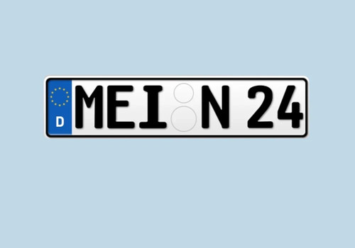 Kfz kennzeichen - 1,