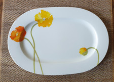 V&B ICELAND POPPIES   ovale Platte   34 cm  VILLEROY&BOCH