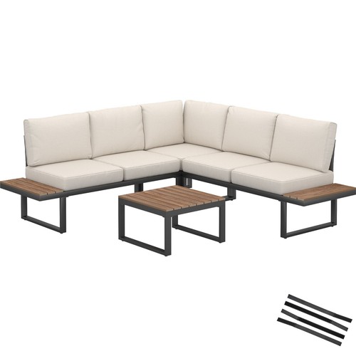 Garten lounge set - garten-lounge-set, 4-teilig