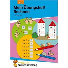 Übungsheft Rechnen Grundschule 1. Klasse Nachhilfe Mathe lernen wiederholen NEU