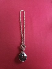 Nachlass,Kette mit großem Anhänger der sehr schön Funkelt ? Länge 22 cm 