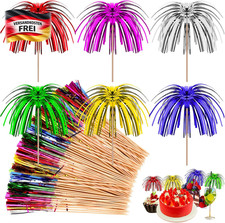 100 bunte Cocktailspieße für