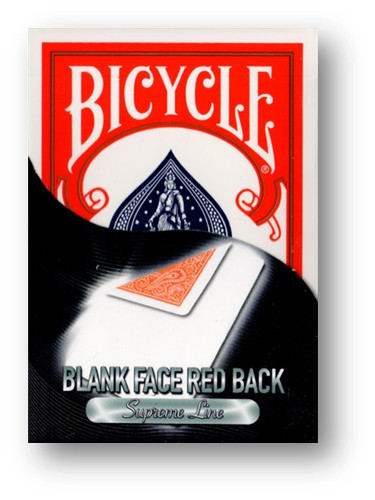 Bicycle blank faces red - bicycle,