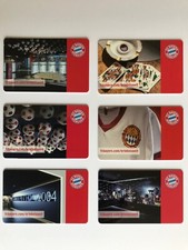 6 Stück Top Zustand Allianz Arena Card FC Bayern München arenacard Erlebniswelt