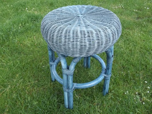 Seat stool footstool rattan - seat,