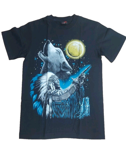 Shirt heulender wolf - t-shirt,